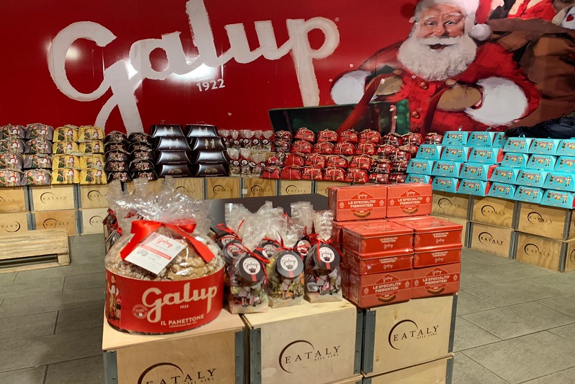 Galup temporary store eataly to